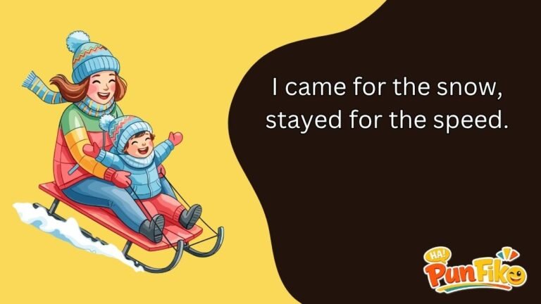 Sledding Puns