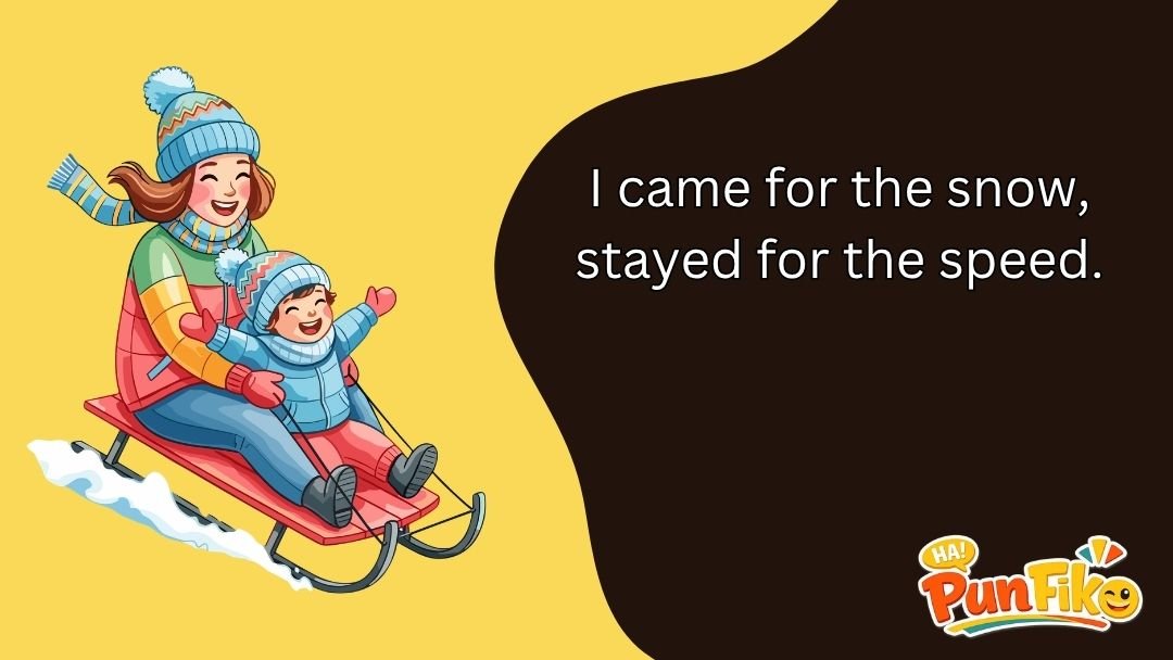 Sledding Puns
